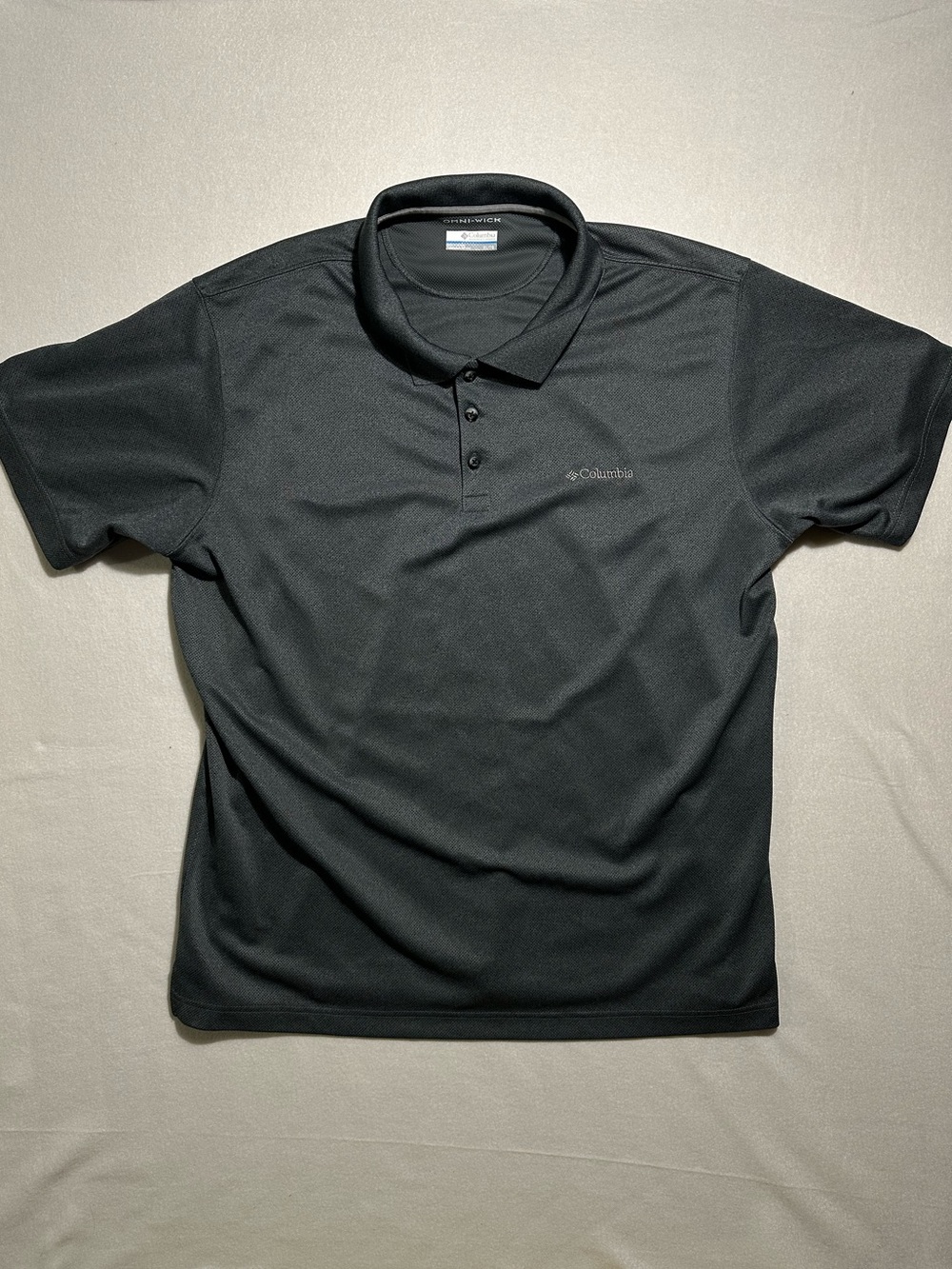 Columbia Utilizer Polo Mens XL Gray Omni-Wick Performance Golf Shirt 1772051